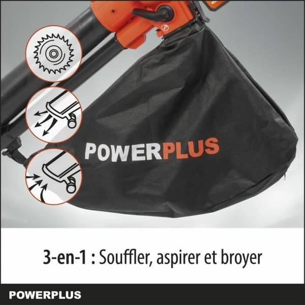 Puhallin Powerplus Powdpg75270 40 V