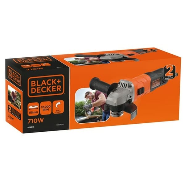 Vinkelsliber Black & Decker BEG010 710 W 115 mm Mini
