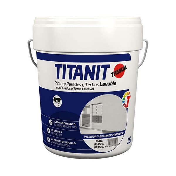 Måla Titanlux Biolux  a62000815 Vit 15 L