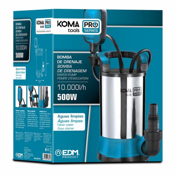 Vattenpump Koma Tools 500 W