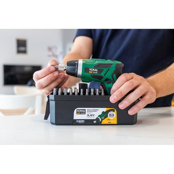 Skruetrækker Koma Tools Vendbar 3,6 V