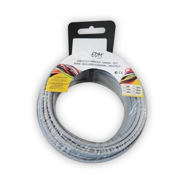 Kabel EDM 28424 Grå 1,5 mm 25 m
