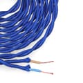 Miniatyrbillede 1 af 2: Kabel EDM 11874 C75 Blå 2 x 0,75 mm 5 m