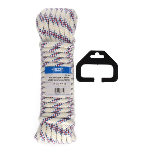 Flettet reb EDM 87860 Polyester 10 m
