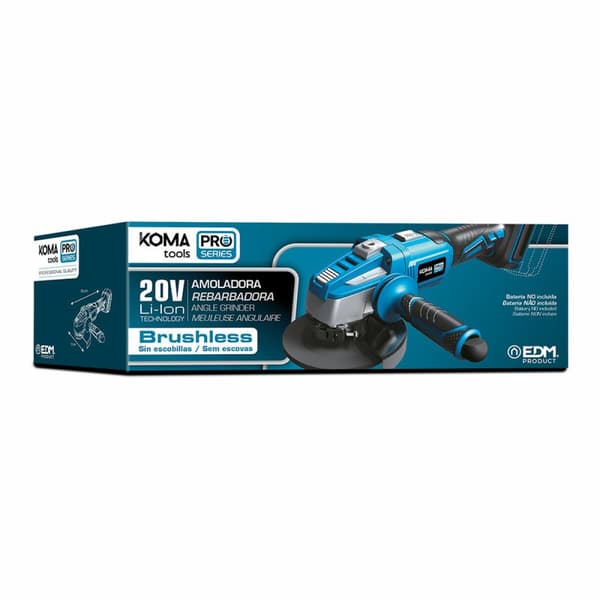 Kulmahiomakone Koma Tools 4 Ah 20 V 125mm
