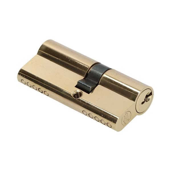 Cylinder EDM 85164 r15 Gyllene Mässing Långt kamlås Europeisk