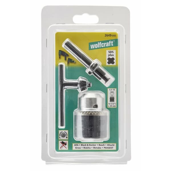 Borrchuck med nyckel Wolfcraft 2649000
