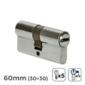 Miniatyrbillede 2 af 3: Cylinder EDM 85180 r13 nikkel Kort camlock Europæisk