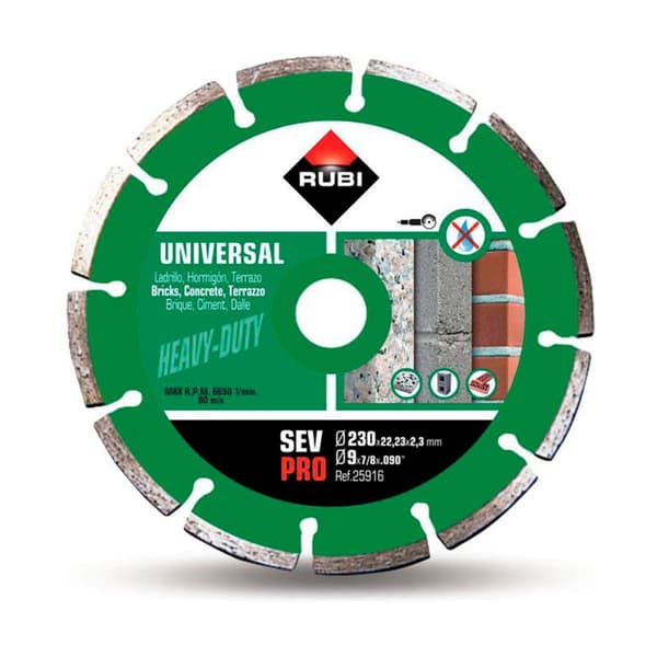 Leikkuulevy Rubi pro 25916 Ø 230 mm