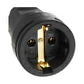 Miniatyrbillede 4 af 4: Plug-in base Kopp Luft Sort 250 V 16 A