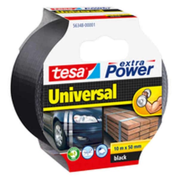 Ilmastointiteippi TESA extra Power Universal 10 m x 50 mm Musta (10 m x 5 cm)