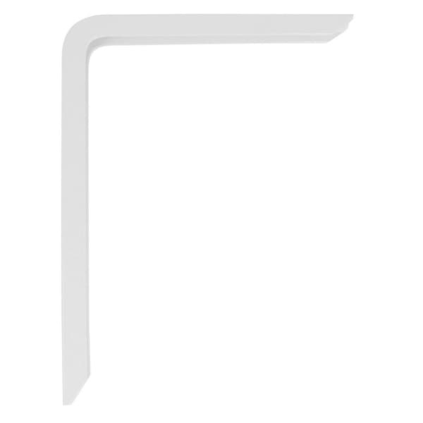 Vägghållare AMIG 4plus-21115 Hyllor Aluminium Vit (35 x 20 cm)