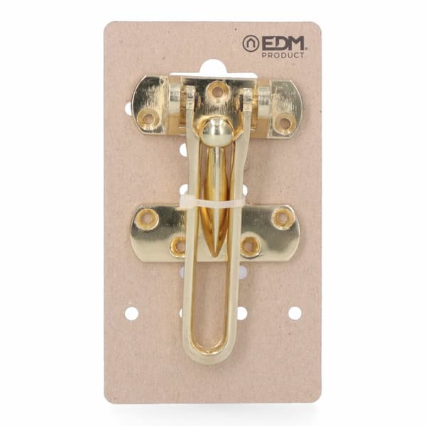 Dörrstopp EDM 85375 Gyllene Mässing Zamak 105 mm Säkerhet