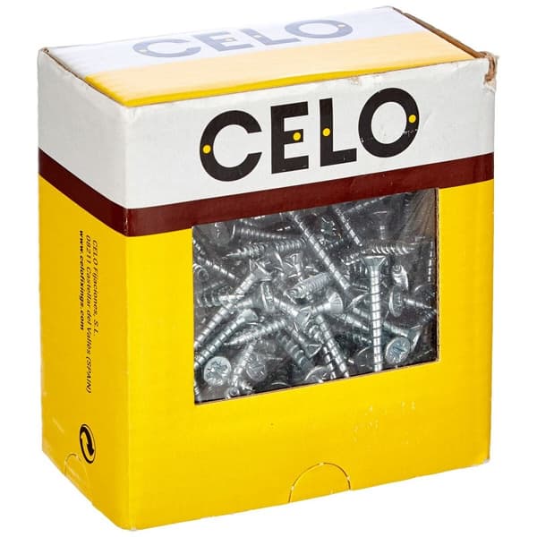 Æske med skruer CELO Vlox 200 enheder Galvaniseret (3,5 x 30 mm) (30 mm)