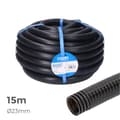 Miniatyrbillede 2 af 2: Bølgepap EDM 66362 Ferroplast  Ø 32 mm Udvendig Foret (15 m) (1 enheder)