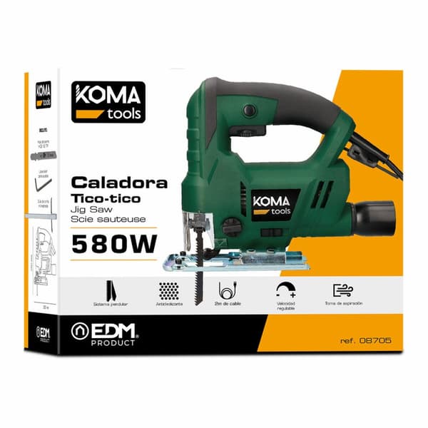 Jigsaws Koma Tools Elektrisk 3000 rpm 580 W