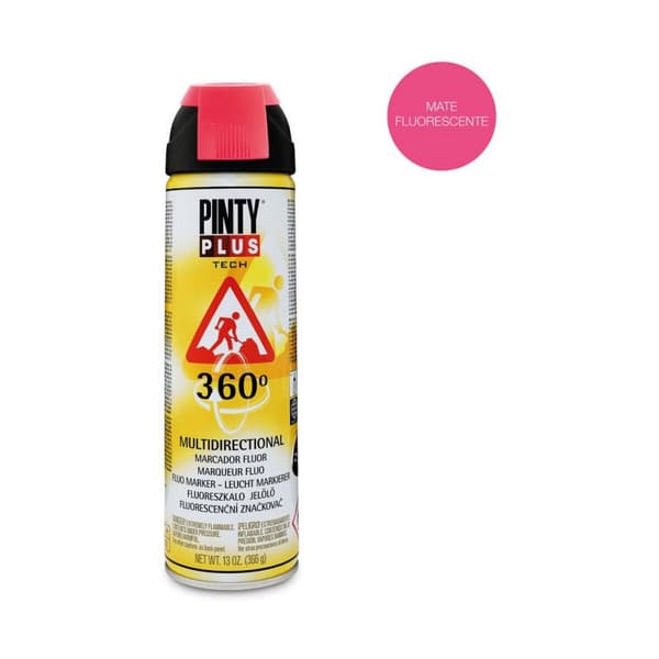 Sprejfärg Pintyplus Tech T107 360º Röd 500 ml