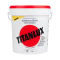 Miniatyrbillede 1 af 2: Plastmaling Titan 06t100005 Ceiling Væg Kan vaskes Hvid Mat 4 L