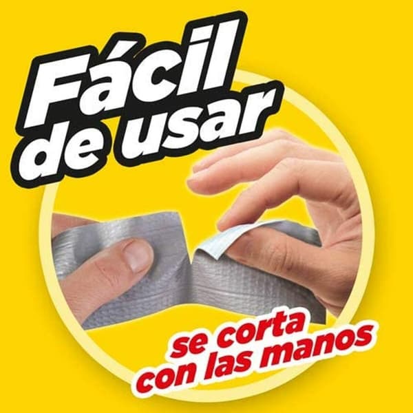 Ilmastointiteippi Pattex power tape Harmaa (5 m x 50 cm)