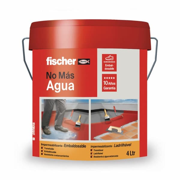 Vedenkestävä Fischer Ms Harmaa 4 L