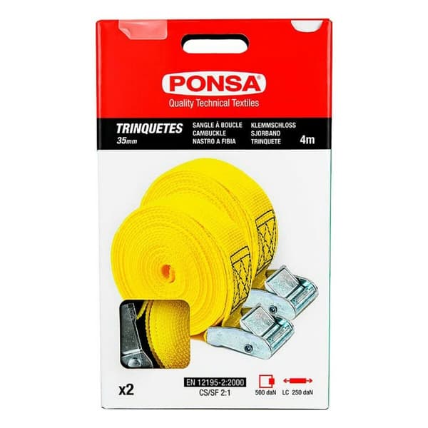 Spärrhake Ponsa 027,048,035,108 Gul 35 mm x 4 m 2 antal