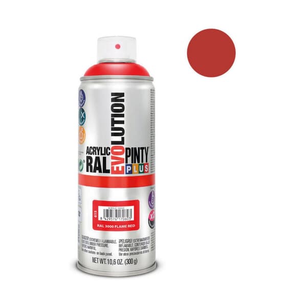 Spraymaali Pintyplus Evolution RAL 3000 400 ml Flame Red