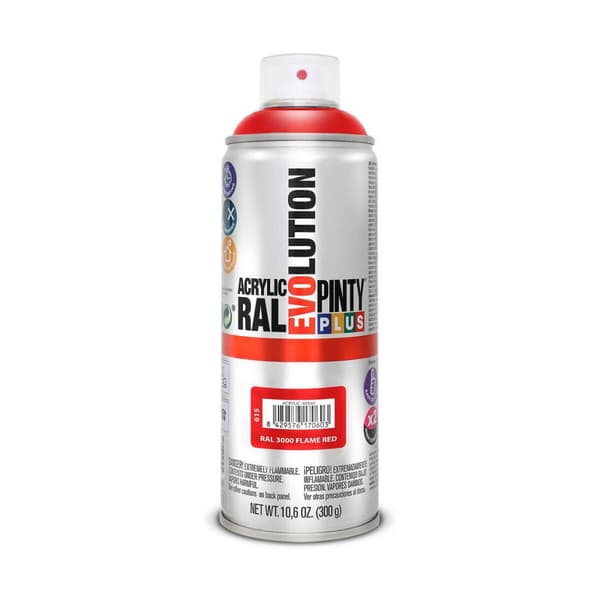 Spraymaali Pintyplus Evolution RAL 3000 400 ml Flame Red