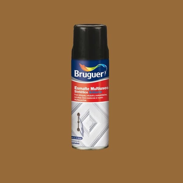 Synteettinen emalimaali Bruguer 5197980 Spray Monikäyttöinen 400 ml Säämiskäliina