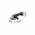Miniatyrbild 1 av 4: Vinkelslip BOSCH GWX 18V-10 Professional 1000 W 18 V