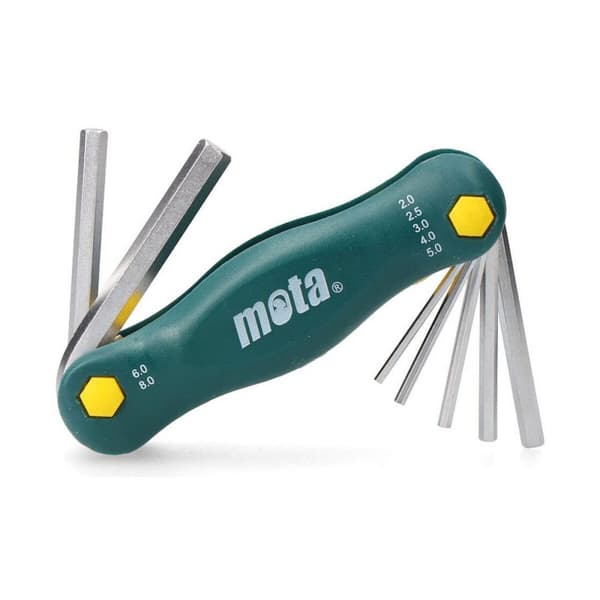 Insexnyckelsats Mota LQ71 Pennkniv 2-2,5-3-4-5-6-8 mm