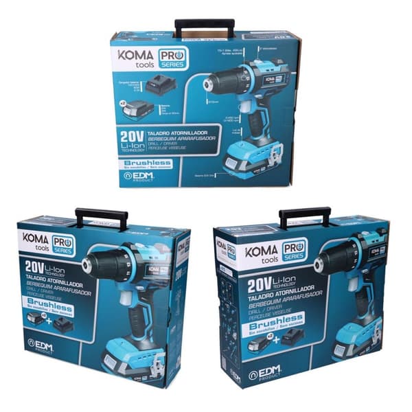Akkuporakone Koma Tools Pro Series