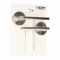 Pikkukuva 2 / 3: Kahva ruusukkeella EDM 85437 606 Alumiini Ø 50 mm