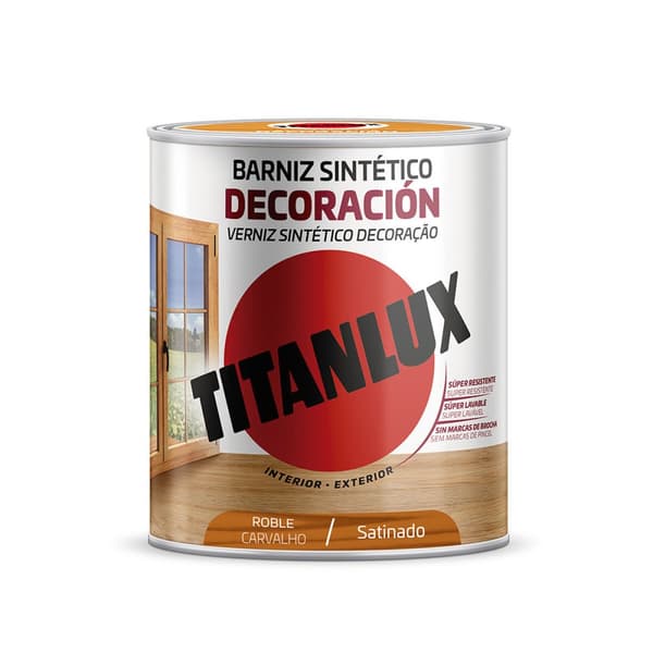 Synteettinen lakka Titanlux m11100214 Satiiniviimeistely Ąžuolas 250 ml
