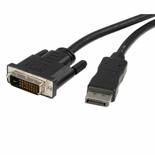 Adapter DisplayPort till DVI Startech DP2DVIMM6 (1,8 m) Svart 1.8 m