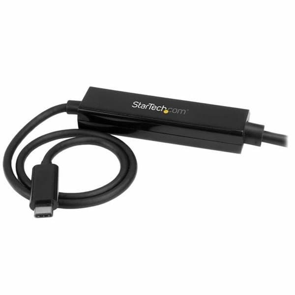 USB C til DVI-D-kabel Startech CDP2DVIMM1MB Sort 1 m