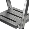 Miniatyrbild 5 av 10: Hoppvikbar trappstege, 3 steg Krause 126313 Silvrig Aluminium