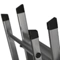 Miniatyrbild 7 av 10: Hoppvikbar trappstege, 3 steg Krause 126313 Silvrig Aluminium