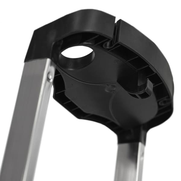 Hoppvikbar trappstege, 3 steg Krause 126313 Silvrig Aluminium