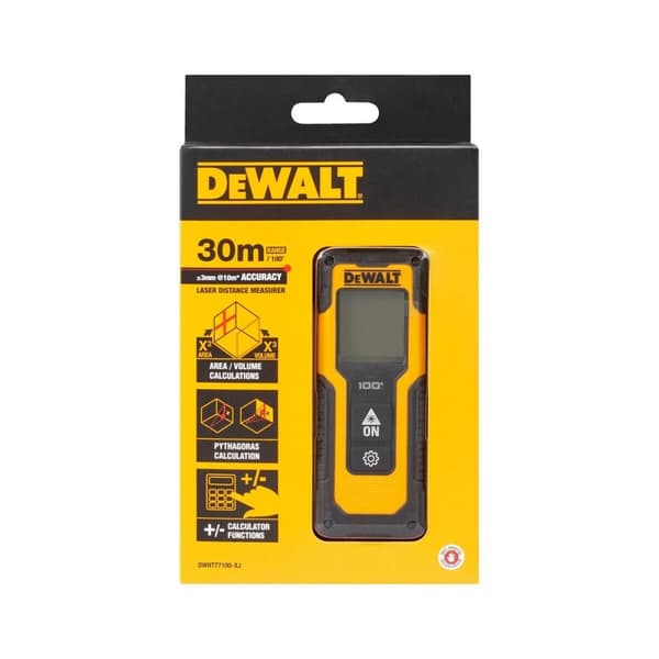 Telemeter Dewalt DWHT77100-XJ 30 m 2 Dele