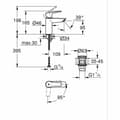 Miniatyrbild 6 av 6: Blandare Grohe Start S Svart matt Metall