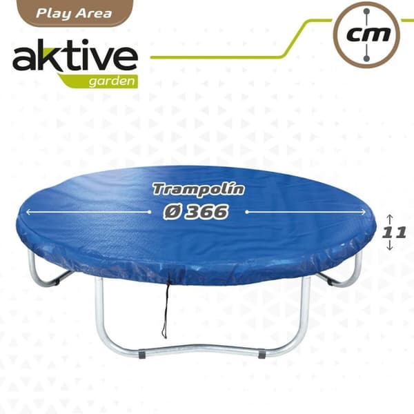 Skyddspresenning Aktive Elastisk säng Blå Ø 366 cm (6 antal)
