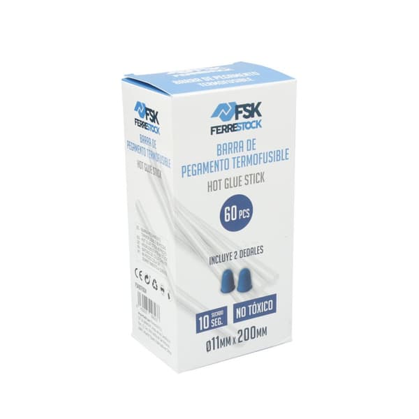 Limstift Ferrestock Ø 11 cm Transparent (60 antal)