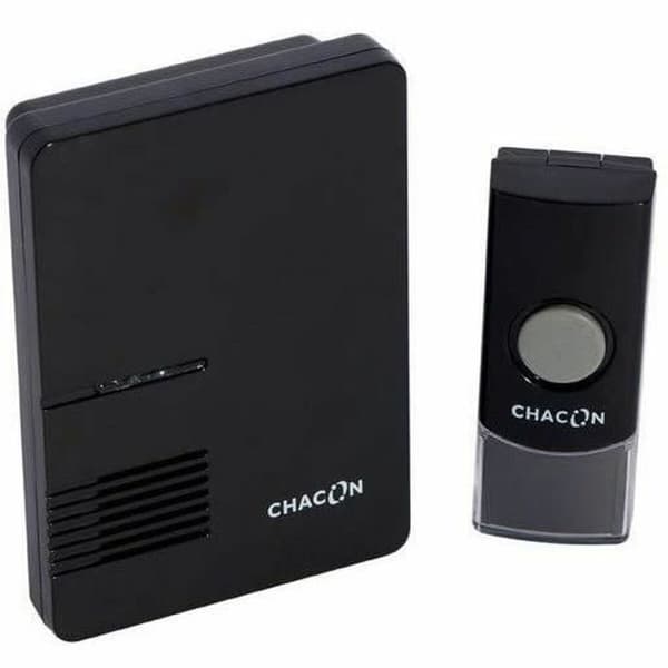 Trådlös dörrklocka med knapp Chacon (12 V)