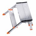 Miniatyrbild 4 av 5: Hoppvikbar trappstege, 2 steg Krause 130020 Silvrig Aluminium