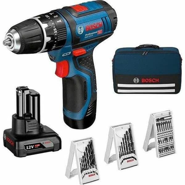 Akkuporakone BOSCH Professional GSB 12V-15 12 V 30 Nm