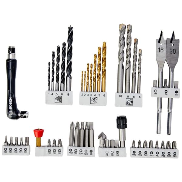 Drill bits and tits set BOSCH 49 Dele