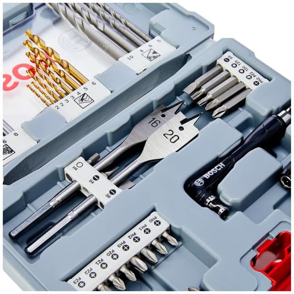 Drill bits and tits set BOSCH 49 Dele