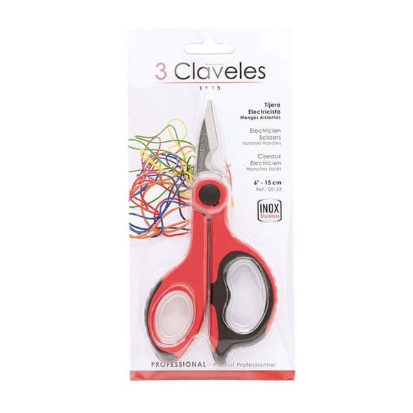 Elektrikersax 3 Claveles 6" 14 cm Rostfritt stål Upprätt
