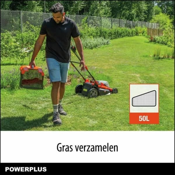 Batteri plæneklipper Powerplus Powdpglws2 40 V Ø 42 cm