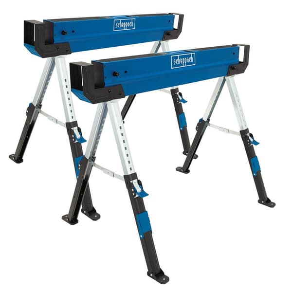 Set of trestles Scheppach MWB600 Stål 82 cm (2 enheder)